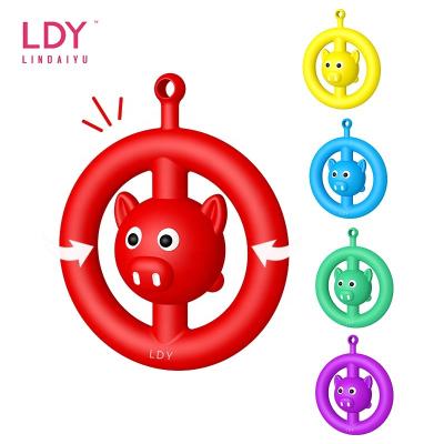 China Eco-Friendly Material Stress Pig Smells Play With Adult Children Educational Toys To Relieve Stress And Drive Toys for sale