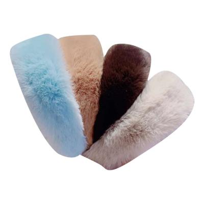 China 2020 Fall/Winter Popular Fashion Fluffy Fashion Fur Headband Autumn/Winter Luxury Teddy Curl Plush Ladies Headband for sale