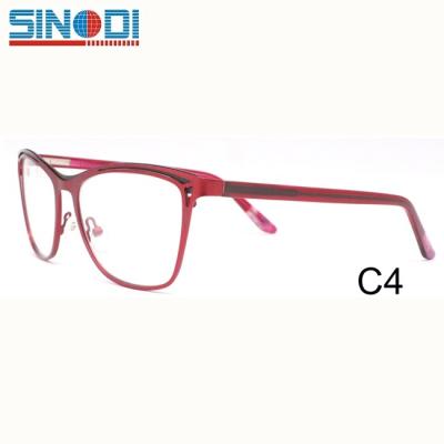 China For Glasses Eyeglass Frame Full Rim Optical Frame European Types Glasses Made In China for sale