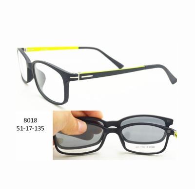 China High Quality Mens Tr90 Frame Ultem Reading Glass New Optical Frames With Sunglasses Clip On for sale