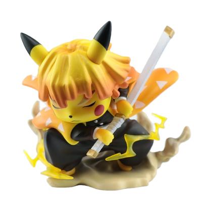 China New Fashion Design Cute Cartoon Toy Demon Slayer Toys Home Decoration Action Anime PVC Figure for sale