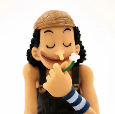 China Cartoon Toy One Piece Sit Up Usopp Make Your Own Anime PVC Customized Japanese Anime Toys Customized Anime Toys For Kid for sale