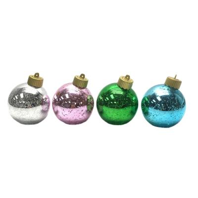 China DIA7.5cm Decorative and Hanging Plastic Christmas Deoration Ball Christmas LED Ball Light Plastic Lamp for sale