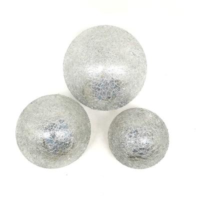 China Wholesale Modern Clear Blown Glass Ball Christmas Party Decor Simple Light for sale