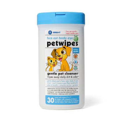 China Sustainable Plant Supply Organic Pets Eye Cleaner Cleaning Wet Wipes For Dogs And Cats Use for sale