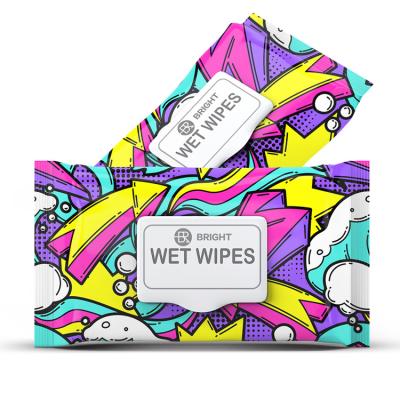 China Extra Soft Facial Cleansing Daily Use Makeup Remover Wipes Private Label Customized Wet Tissue for sale