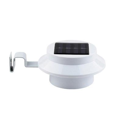 China LANDSCAPE Outdoor Solar Powered Light Lamp Garden Yard Wall 3 Led Light Gutter Fence Wall Lamp From Factory for sale