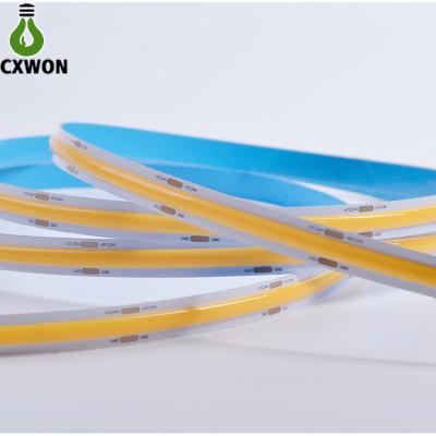 China High Density LED Strip Flexible COB Led Strip Light 10mm High Density Non Led High Bright Dot 12V 24V High CRI Cob Strip Led for sale