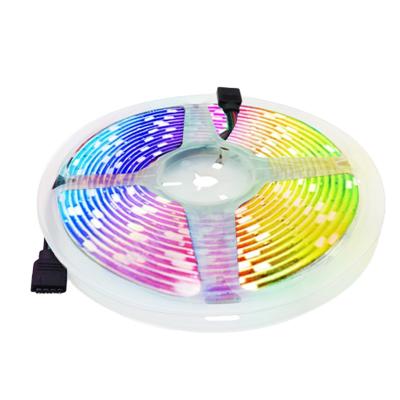 China Hotel high brightness flexible led strip light rape light DC12V RGB warm white 5050 60leds 5 meter led strip light for sale