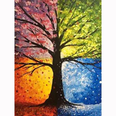 China Environmental Protection Ready To Ship Home Decoration DIY Diamond Painting Tree for sale