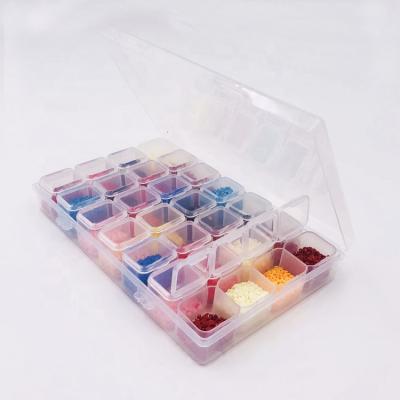 China Diamond Painting 28 Slot Environmental Friendly Diamond Painting Tools Storage Box for sale