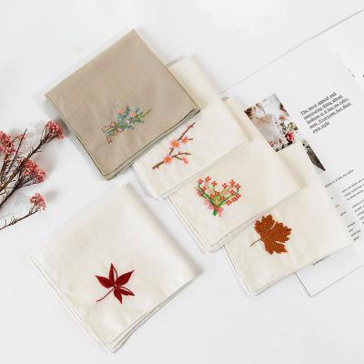 China DIY Creative Gift Embroidery Ethnic Handmade Handkerchief for sale