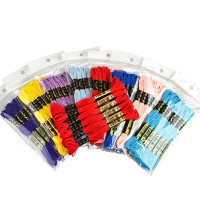 China Embroidery/Cross Stitch 6 Pcs/Cross Bag Stitch Embroidery Cotton Thread 447 Colors for sale