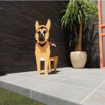 China Hot Sale Cartoon Cute Dog Animal Garden Decoration Plant Flower Pot For Plants And Stuff for sale