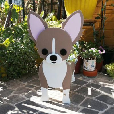 China Wholesale Cartoon Home Decor Outdoor Plastic Animal Flower Pots Large for sale