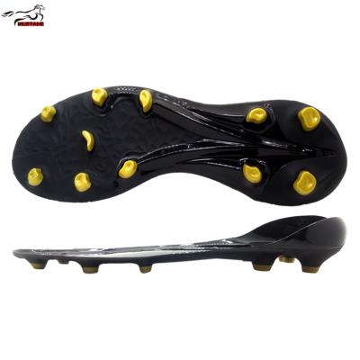 China High Quality New Black Mustang Soccer Sole Made TPU Shoe New Outdoor Soccer Shoes for sale