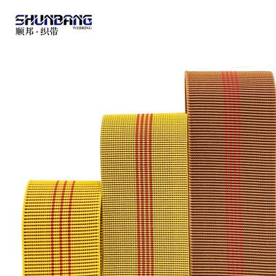 China Rubber Sofa Malaysia With PP Chatter For Sofa Elastic Webbing for sale