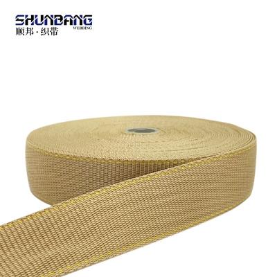 China Edge Tape For Mattress Webbing Custom Polypropylene 38mm 100% Polypropylene Webbing Strap For Bag PW73 for sale