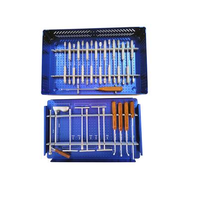 China Hospital medical devices fusion instrument disinfection lumbar cartridge/spondylodesis device instrument sterilization lumbar box for sale