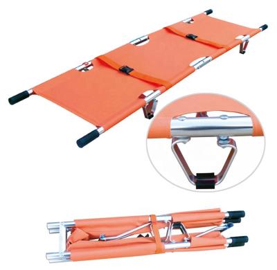 China Emergency HXY-DJ-1F Hospital Aluminum Alloy Folding Ambulance Stretcher for sale