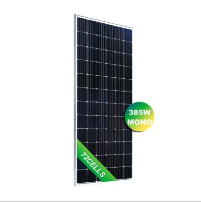 China Jingsun Power System 385W Solar Power System Hot Selling Monocrystalline Solar Panel High Efficiency Solar Panel Price for sale