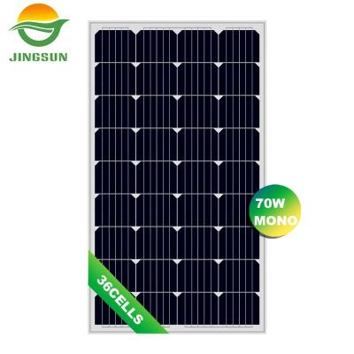 China Jingsun Power System 70w Solar Small Size Solar Panel for sale