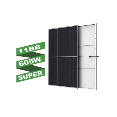 China Professional Solar Power System Manufacturer Panel Power Solar 605w Solar Panel Cell For Home for sale