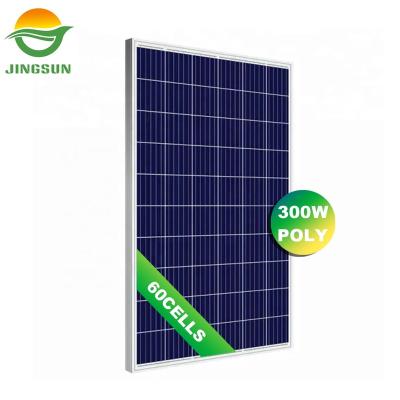 China Jingsun Solar Power System Standard Polycrystalline Solar Panel 300w Manufacturers In China for sale