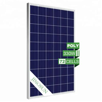 China Jingsun Solar Power System Standard 72cells 330w Polycrystalline Solar Panel With TUV EST CE for sale