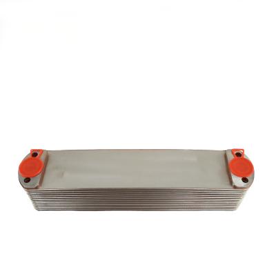 Chine Stainless Steel Hydraulic Oil Cooler 4965487 Engine Oil Cooler QSX15 Oil Cooler à vendre