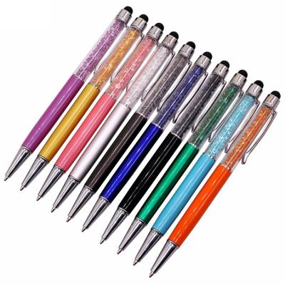 China Promotional Pen Crystal Ballpoint Pen Fashion Creative Metal Stylus Pen Touch Pen for sale