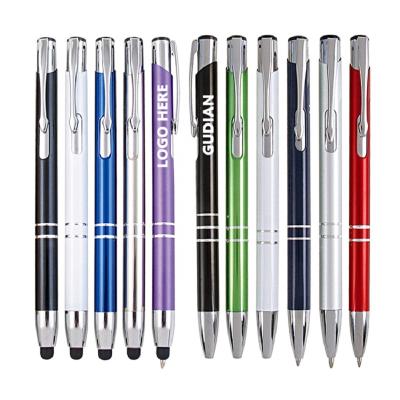 China Promotional Pens Advertising Stylus Touch Metal Pen Promotional Ballpoint Pen Custom With Logo for sale