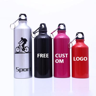 China Sustainable Metal Bike Sports Aluminum Water Bottle Personalized Water Bottles With Custom Logo for sale