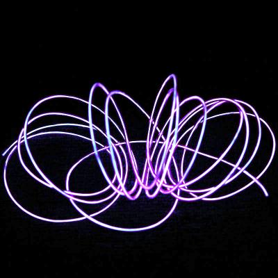 China Light Emitting House 10m 2.3mm Color Changing EL Wire for sale