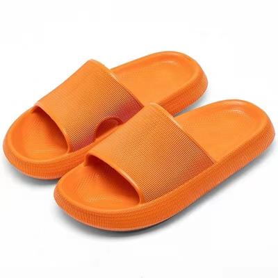 China Super Soft Thick Soled EVA Quick Dry Home Sandals Open Toe Anti-Slip Anti-Smell Pillow Slide Slippers Unisex Slippers for sale