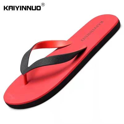 China Anti-Smell Fancy Mens Eva PVC Custom Design Logo Printing Flip Flop Slipper for sale