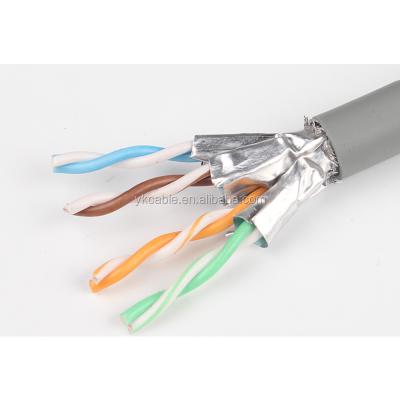 China Shielded Telecom Foiled Twisted Pair 1000ft Roll UTP Lan Cat 7 Network Cable for sale