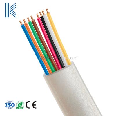 China Telecommunication LAN Cable Cat6e Cat6a Wiring Ultra Thin Flexible Flat Cable for sale