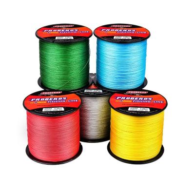 China High Tensile 300M Braid Fishing Line 4 Beaches 6-100lb Super Pull for sale