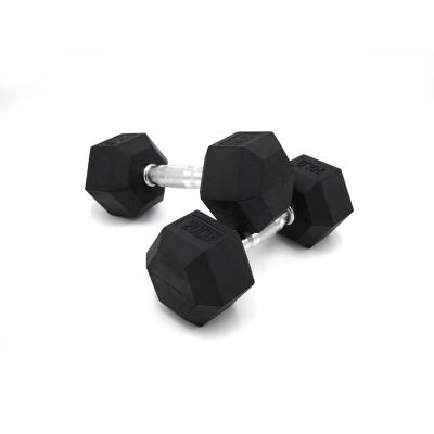 China /Anti Slip - 20LB Roll Steel Heavy Duty Steelworker Dumbbells Training Fitness Weights Cast Iron Dumbbells for sale