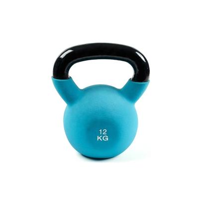 China Durable China Manufacturer Top Grade Cast Iron Kettlebell With Protective Rubber Base for sale