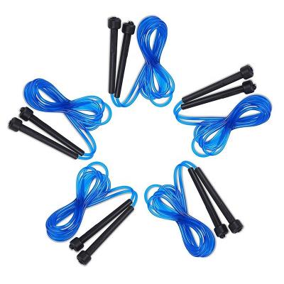 China Professional Custom Logo Adjustable PVC Length Speed ​​PVC Weighted Jump Rope For Fitness Exercise for sale