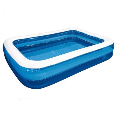 China Eco-Friendly Rectangular Thick Kids Family PVC Inflatable Swimming Pools Adults For Summer Party for sale