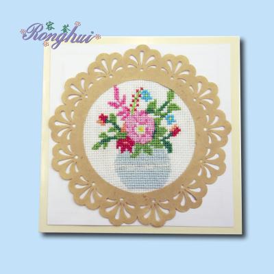 China DIY Europe Flower Stitch Map Cross Kits for sale