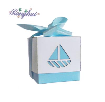 China Party Favors and Wedding Event Favors and Favors Box Baby Shower Sailboat Favor Boxes BOX-009 for sale