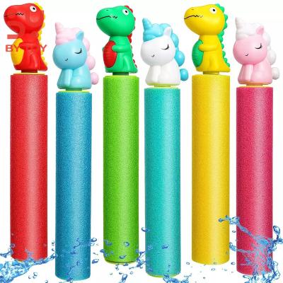 China OEM EVA Foam Water Shooter Funny Plastic Water Shooter Summer Beach Outdoor Fun Toys Water Gun For Kids for sale