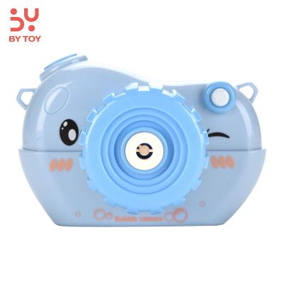 China 2022 Hot Selling Amazon Cute Bubble Water Bubble Plastic Camera Cat Shape Electric Automatic Outdoor Blowing Toys for sale