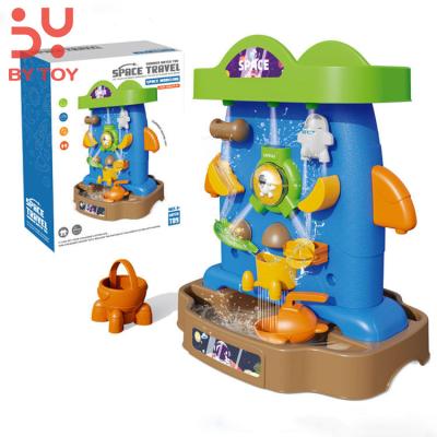 China Plastic Spinning Water Spinning Slide Plastic Water Play Set Bathroom Toy Set Bathroom Rocket Game Outdoor Water Table Water Fun Summer Kids Water Play for sale