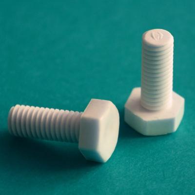 China HEX Factory Hexagon Plastic Head Screws Polypropylene PP Screws for sale