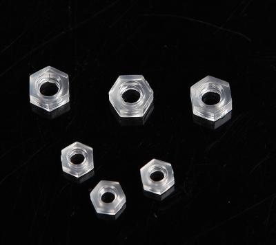 China Chinese Factory Supply Competitive Price Polycarbonate PC Plastic Nut PC Nut for sale